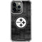 NFL Pittsburgh Steelers Black & White iPhone 15 Pro Clear Case
